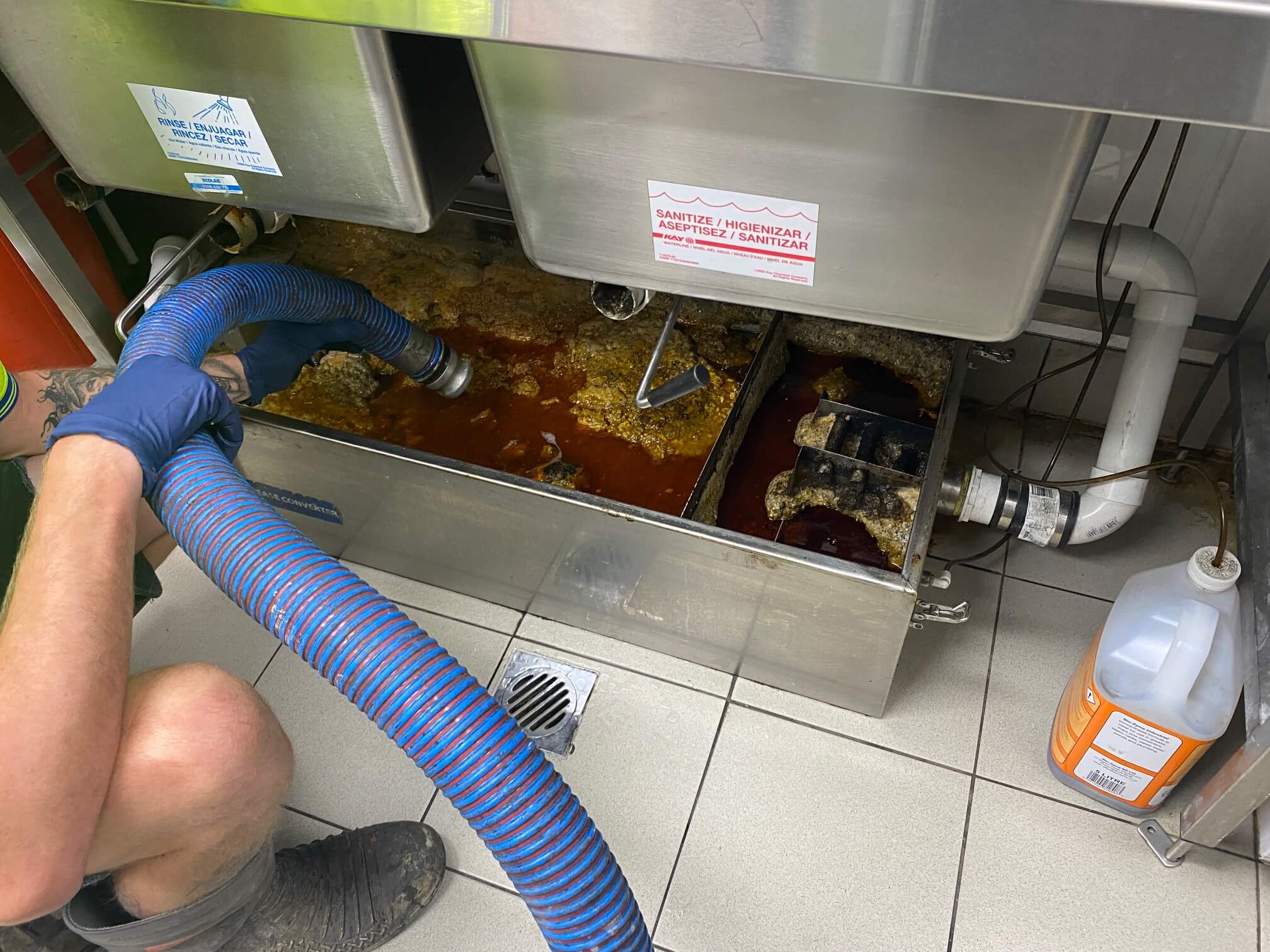 Grease Trap Cleaning in Blaine